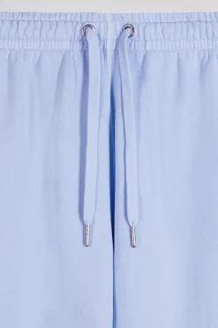 Relax unisex sky blue brushed cotton fleece jogging bottoms