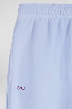 Relax unisex sky blue brushed cotton fleece jogging bottoms