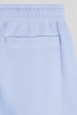 Relax unisex sky blue brushed cotton fleece jogging bottoms