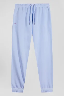 Relax unisex sky blue brushed cotton fleece jogging bottoms