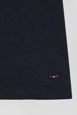 Set of 2 camel stretch cotton boxers with tricolor waistband
