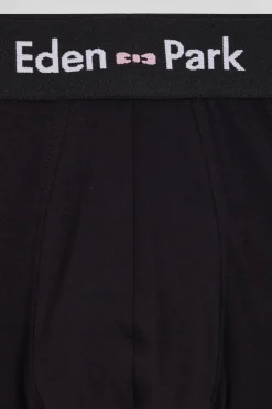 Set of 3 pink solid stretch cotton boxers
