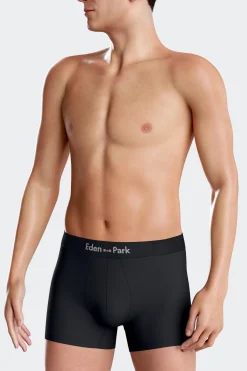 Set of 3 pink solid stretch cotton boxers