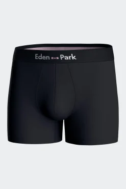 Set of 2 pink stretch cotton boxers with graphic micro patterns