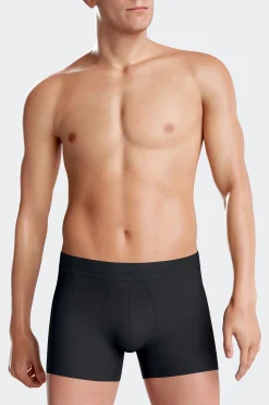 Set of 2 pink striped and solid stretch cotton boxers