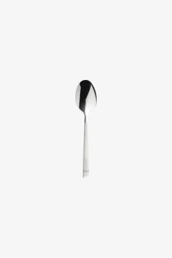 Set of 6 stainless steel dessert spoons
