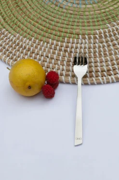 Set of 6 stainless steel table forks