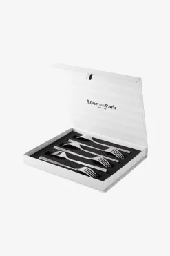 Set of 6 stainless steel table forks