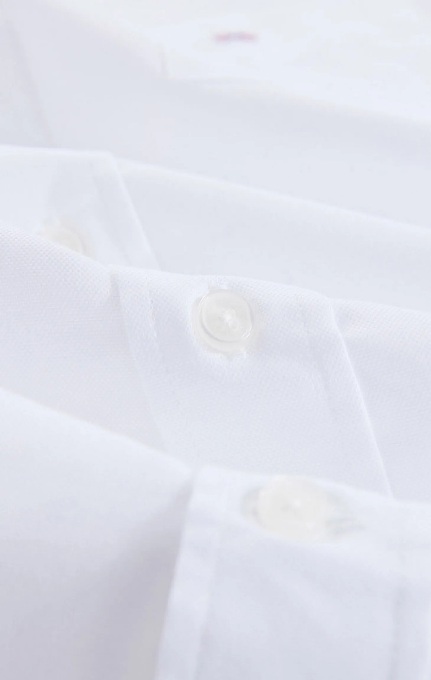 Short sleeved white cotton shirt