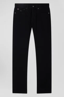 Slim black mixed stretch denim jeans