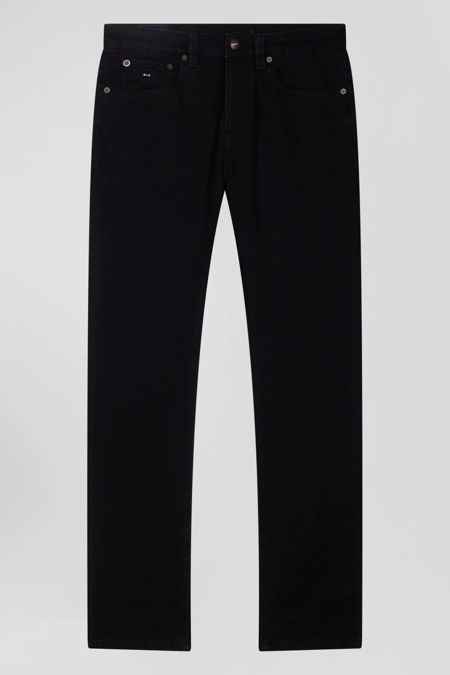 Slim black mixed stretch denim jeans