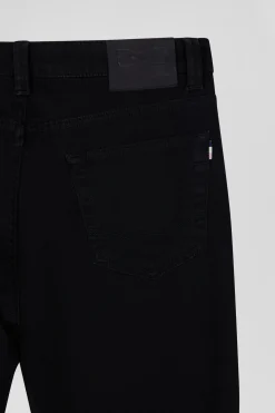 Slim black mixed stretch denim jeans