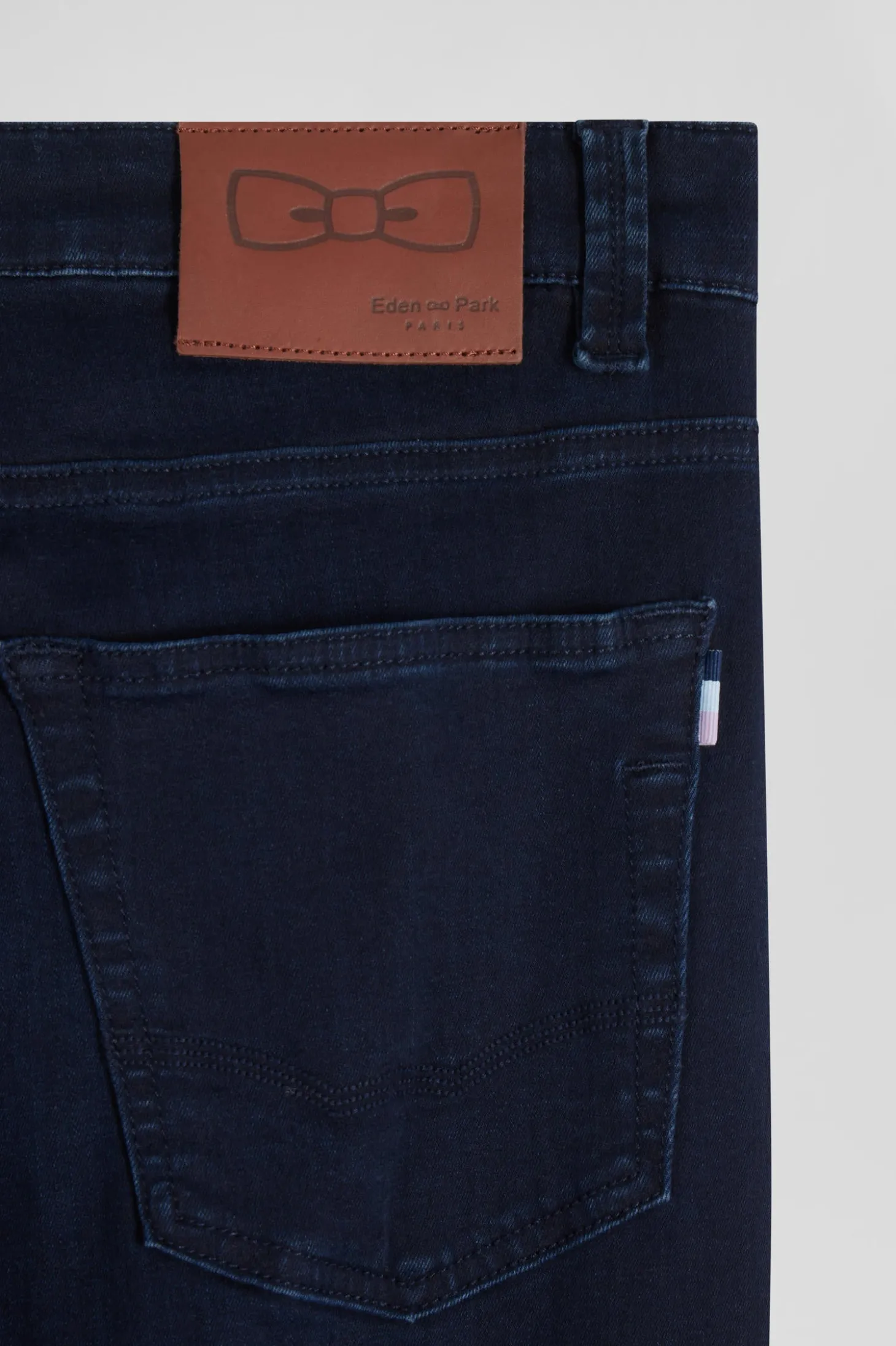 Slim navy blue stretch denim jeans