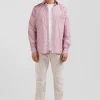 Slim pink cotton shirt
