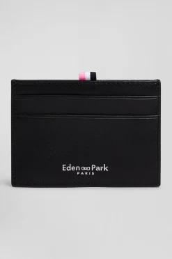 Small navy blue card holder