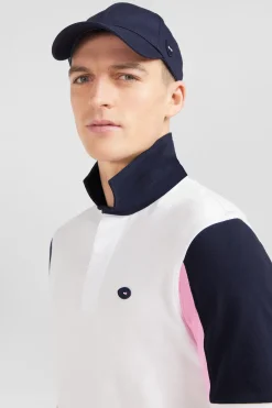 Unicolour navy blue cotton cap
