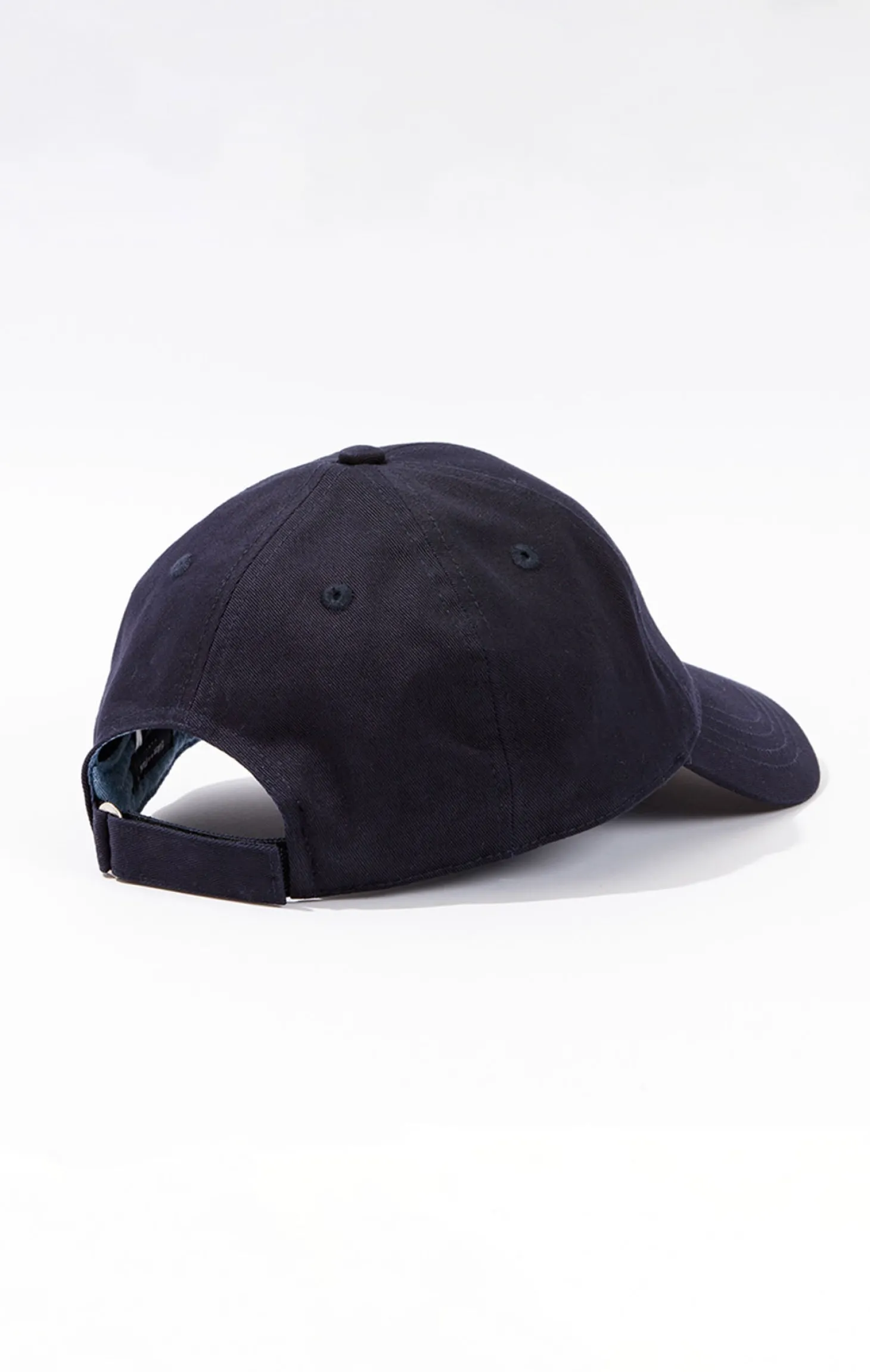 Unicolour navy blue cotton cap