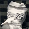 White dressing gown