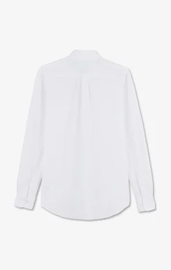 White pinpoint cotton shirt