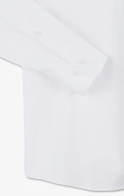 White pinpoint cotton shirt