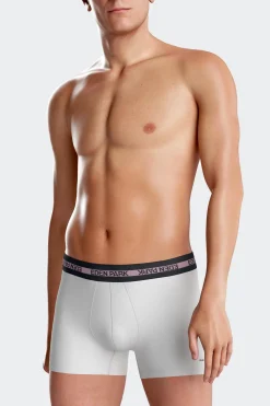 White stretch cotton boxers