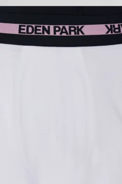 White stretch cotton boxers