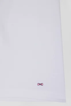 White stretch cotton boxers