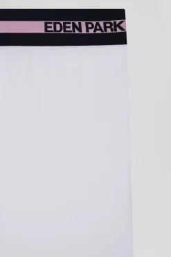 White stretch cotton boxers