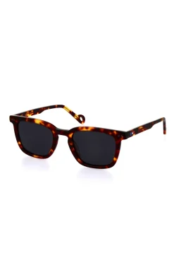 XV de France brown tortoiseshell acetate sunglasses